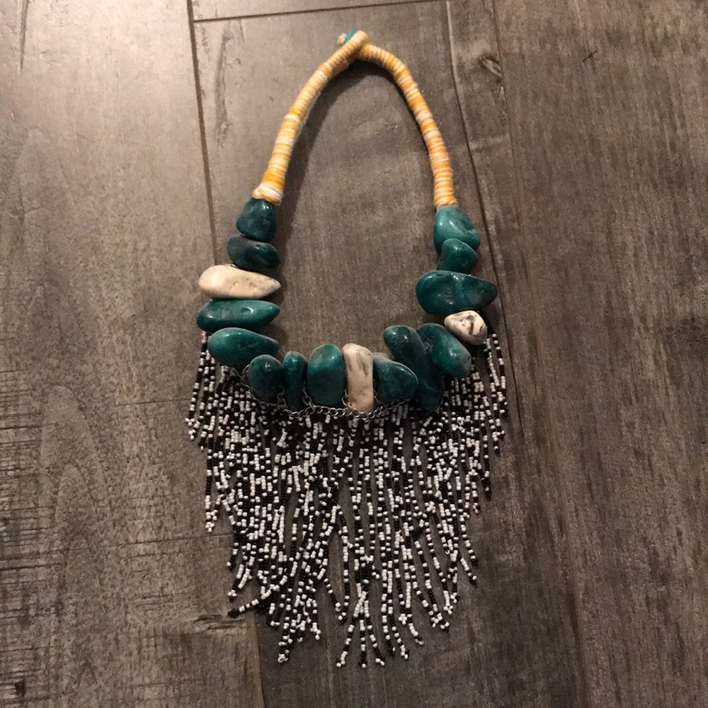 Mango beaded necklace